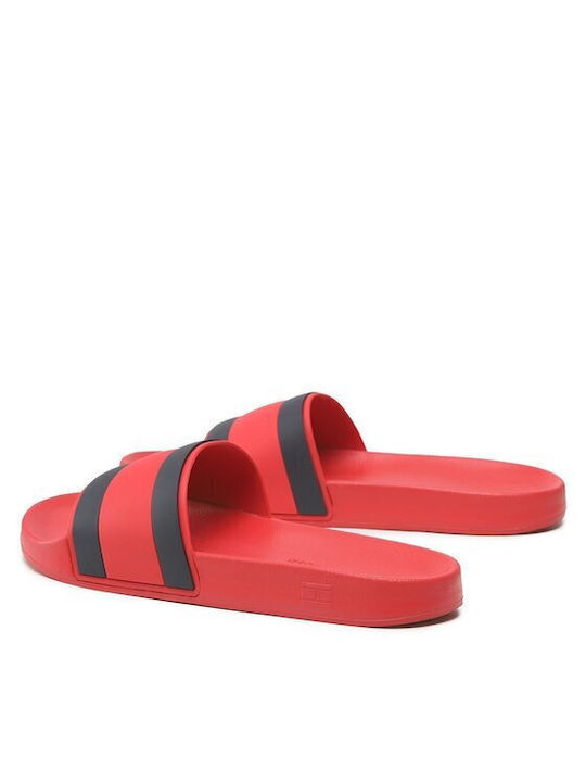 Tommy Hilfiger Rubber Th Flag Men's Slides Red