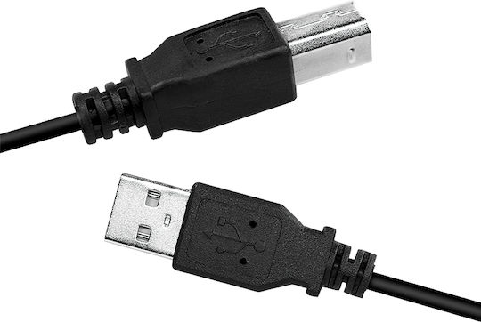 LogiLink USB 2.0 Kabel USB-A-Stecker - USB-B-Stecker Schwarz 2m CU0007B