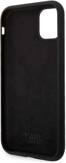 Karl Lagerfeld Liquid Ikonik NFT Back Cover Σιλικόνης Μαύρο (iPhone 11)