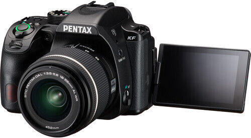 Pentax DSLR Φωτογραφική Μηχανή KF Crop Frame Kit (18-55 WR) Black