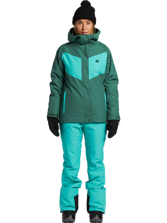 Billabong A/Div Malla F6PF06BIF2-1977 Women's Trousers for Ski & Snowboard Turquoise