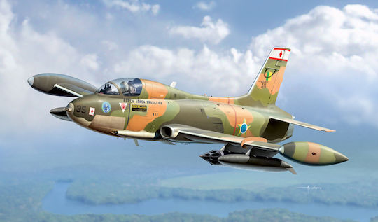 Italeri Φιγούρα Μοντελισμού Αεροπλάνο MB 326K Impala σε Κλίμακα 1:72 14.8εκ.