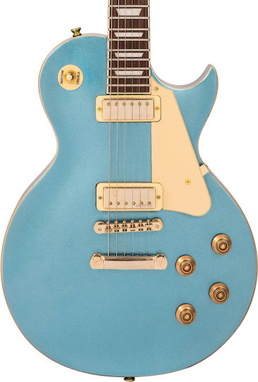Vintage Electric Guitar Single Cut Gun Hill Blue