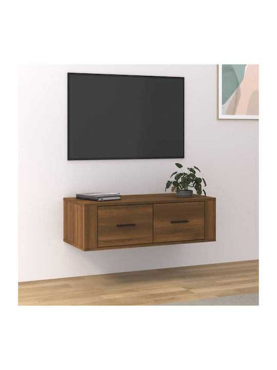 Cabinet Wall Brown Oak 80x36x25cm