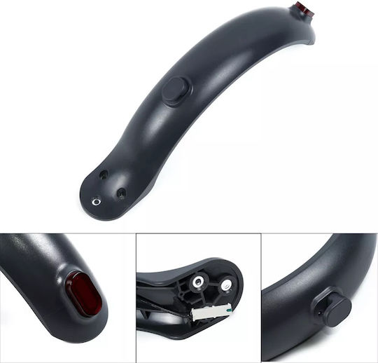 Xiaomi Replacement Rear Fender with Hook and Rear LED Light for Electric Scooter M365/Pro Spare Part for Electric Scooter Feather with Hook and Rear Led Light for Electric Scooter Xiaomi M365/Pro Xiaomi SKT-XM0183