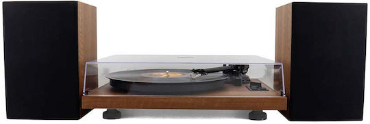 Soundmaster PL711BR PL711BR Πικάπ με Προενίσχυση και Ενσωματωμένα Ηχεία Καφέ