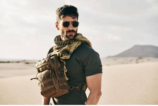 Brandit Us Cooper EDC Sling Στρατιωτικό Τσαντάκι Στήθους από Πολυεστέρα Multicam Tactical Camo 8lt