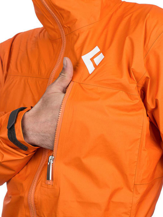 Mono Point Shell Winter Jacket Waterproof Vibrant Orange