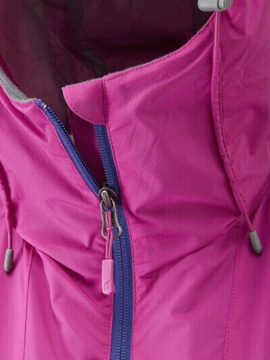 Rab Softshell VR Lite Alpine Purple Women's Short Sports Softshell Jacket Waterproof and Windproof for Winter Purple