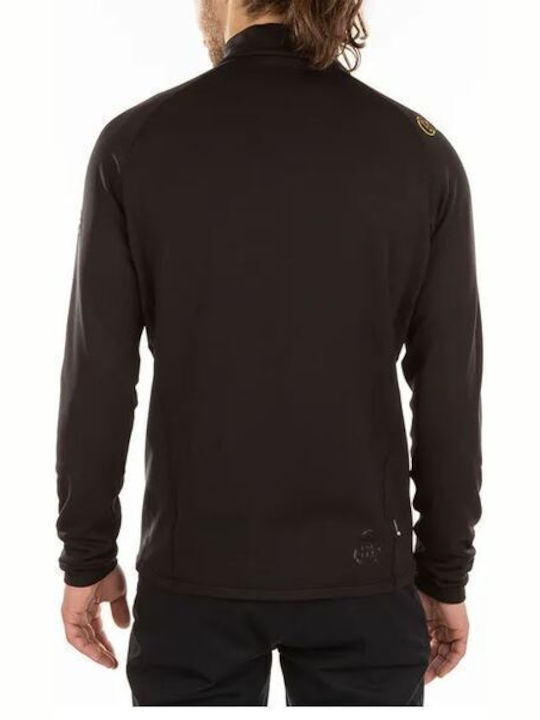 La Sportiva Reign Men's Fleece Cardigan with Zipper Black L12999999