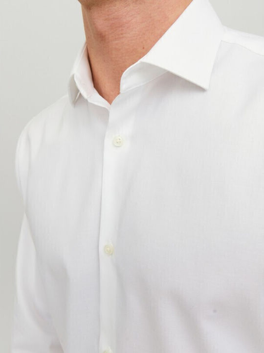 Long-sleeved Cotton Shirt White