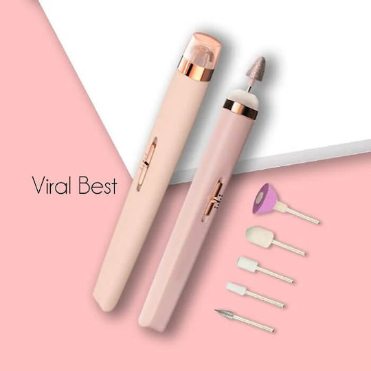 Nail Battery Drill Pink