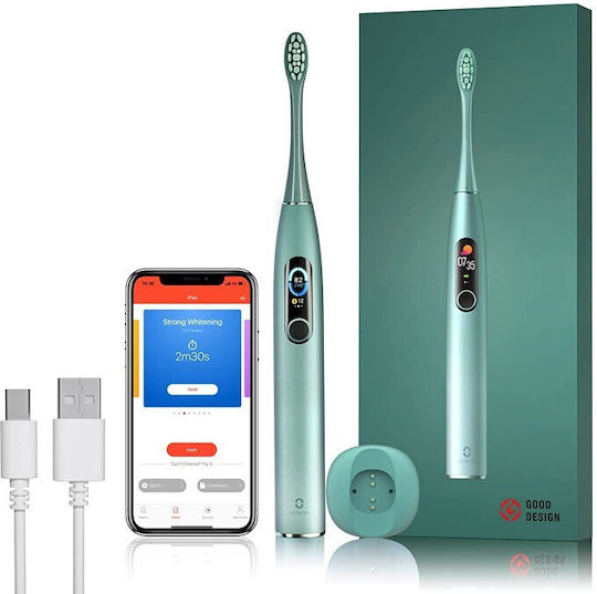 OClean X Pro Electric Toothbrush Green