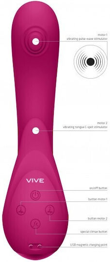 Vive Miki Vibrator Kaninchen 17cm Pink