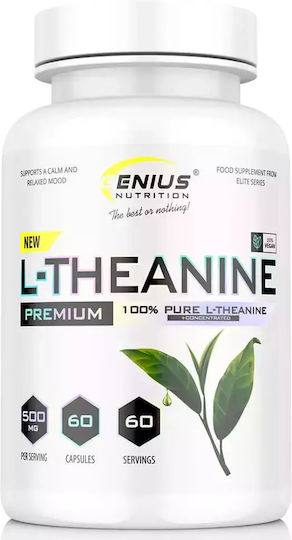 Genius Nutrition L-Theanine 500мг 60 Капсули