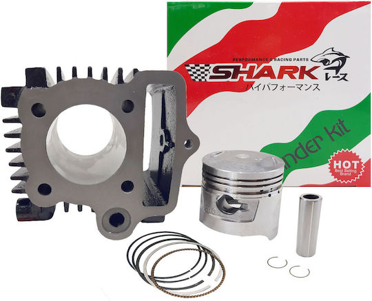 Shark Σετ Κυλινδροπίστονα Μοτοσυκλέτας 47mm για Honda C70