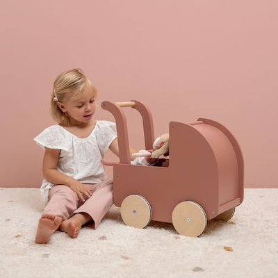 Little Dutch Doll Stroller made of Wood for 1.5+ Years Old