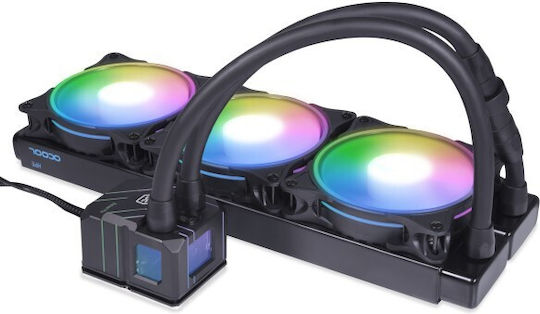 Alphacool Eisbaer Pro HPE Aurora 360 Υδρόψυξη AIO CPU με 3 Ανεμιστήρες 120mm και ARGB Φωτισμό