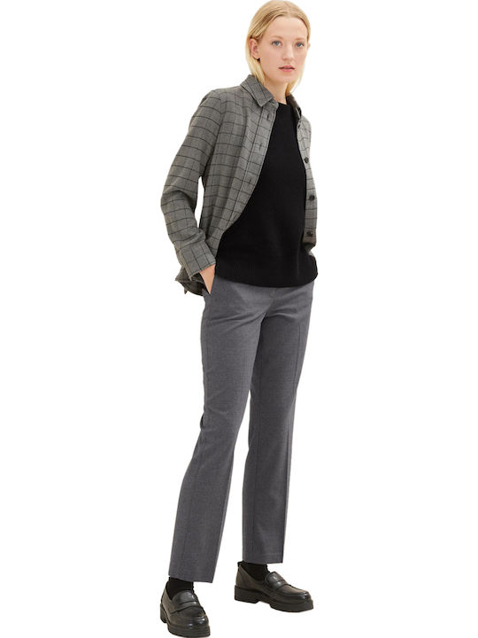Women's Fabric Trousers Gray