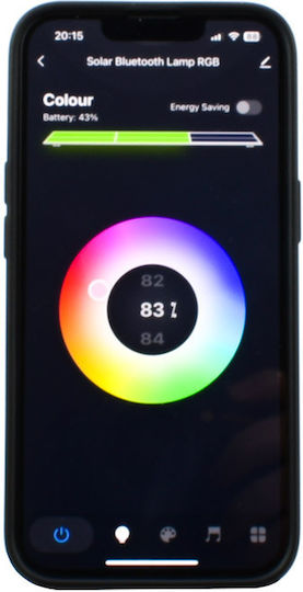 Σετ 8 Ηλιακά Φωτιστικά Δαπέδου RGB με Φωτοκύτταρο IP64