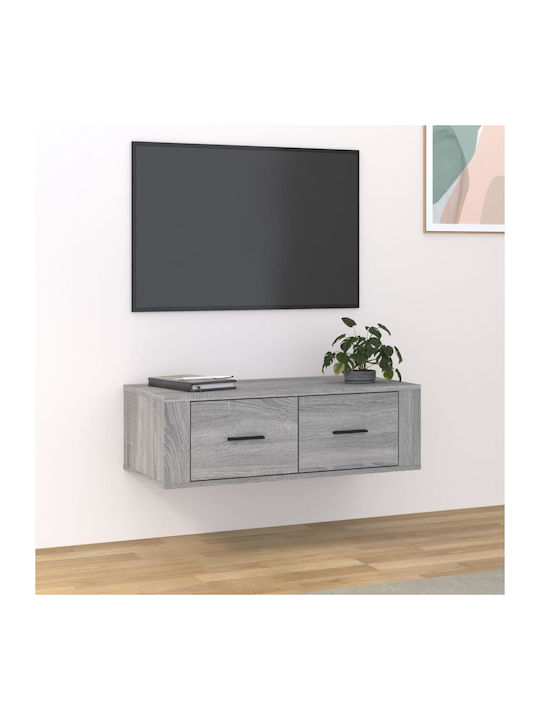 Cabinet Wall Grey Sonoma 80x36x25cm