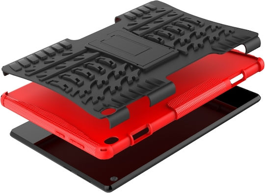 Tire Textur Rückseite Dauerhafte Rote (Lenovo Tab M10 10.1")