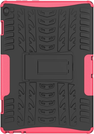 Tire Texture Back Cover Ανθεκτική Ροζ (Lenovo Tab M10 10.1")