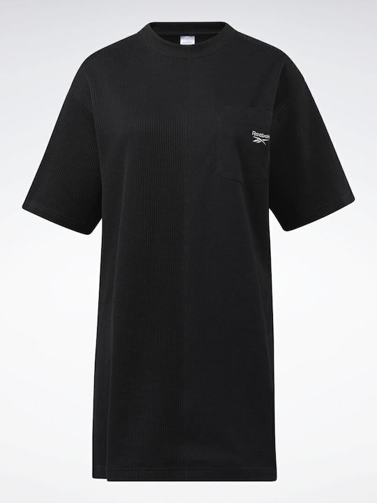 Classics Rochii De Vară Pentru Femei Mini Tricou Rochie Neagră