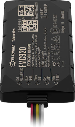 Teltonika GPS Tracker FMC920 (M5M01) 4G/LTE Bluetooth GNSS GPRS GSM for Cars IP54