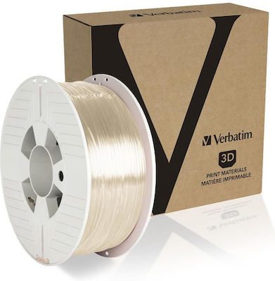 Verbatim PETG 3D Printer Filament 1.75mm Transparent 1kg