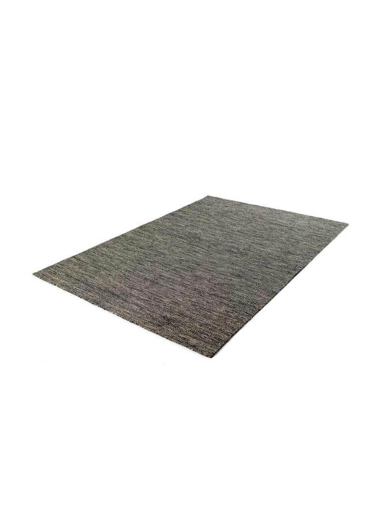 Covor modern Biento Woolen Kelims Anthracite 1.30m X 1.90m