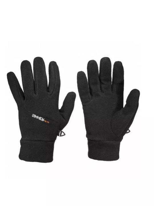 Sinner Unisex Fleece Gloves Black Shames -10