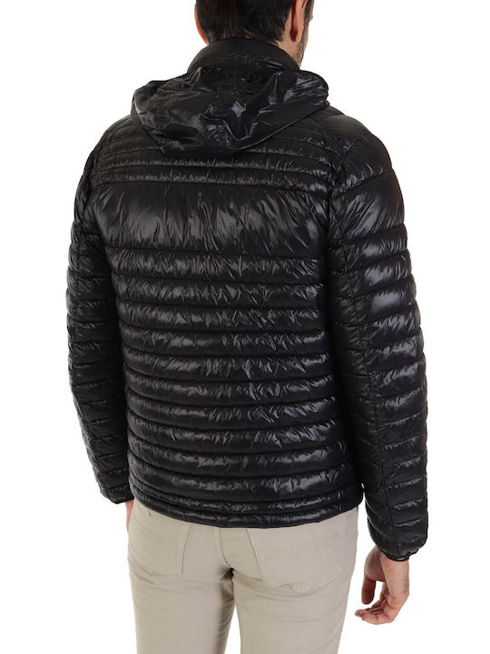 Karl Lagerfeld Herren Winter Jacke Puffer Schwarz