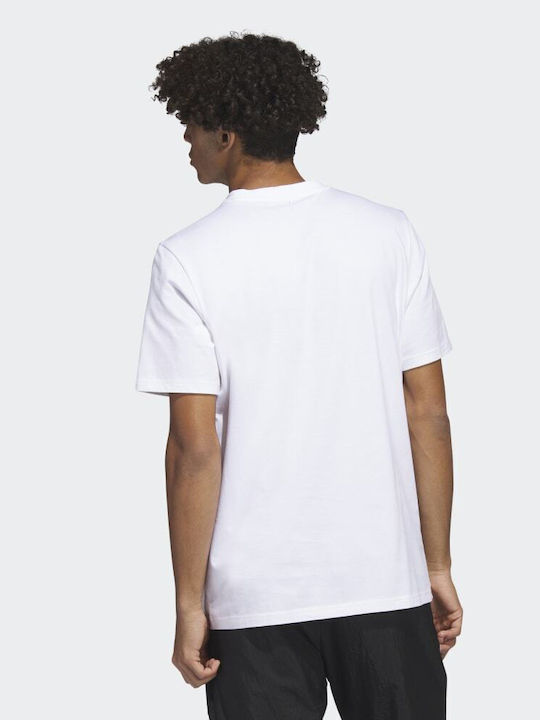 Adidas Future Ανδρικό T-shirt Λευκό με Λογότυπο