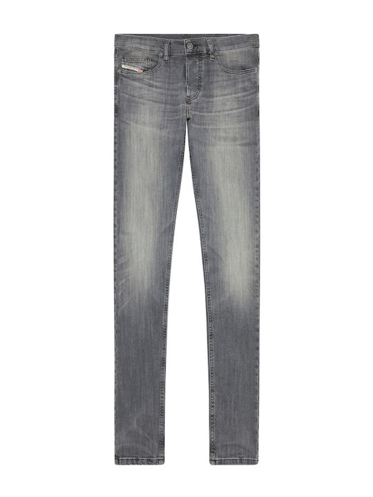 D-Luster Men's Jeans Pants Elastic with Slim Fit Gray