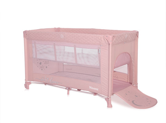 Lorelli Noemi Loc de joacă 2 Nivele cu Saltea Roz 127x65cm
