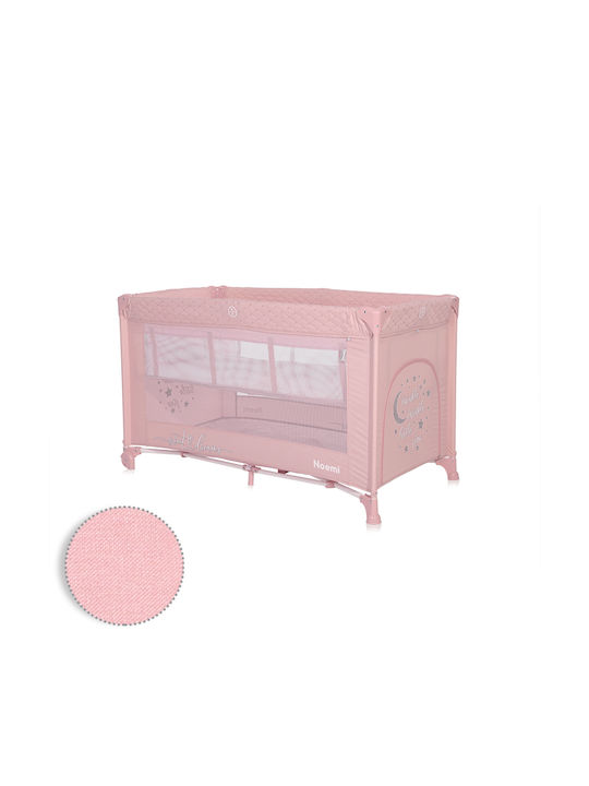 Lorelli Noemi 2 Playpen 2 Levels with Mattress Pink 127x69cm