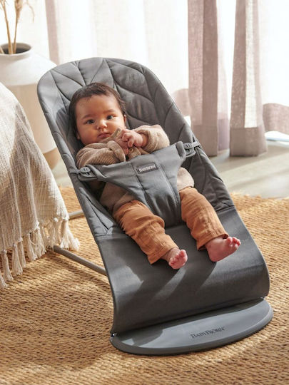 BabyBjorn Manual Baby Relax 2 in 1 Bliss Petals Anthracite for Child up to 13kg