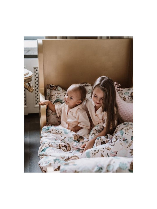 La Millou Blanket Cot Hug Me Velvet Khaki 110x140cm