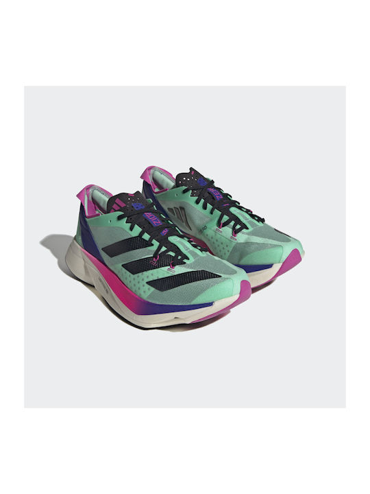 Adizero Adios Pro 3.0 Sportschuhe Laufen Pulse Mint / Core Black / Lucid Blue