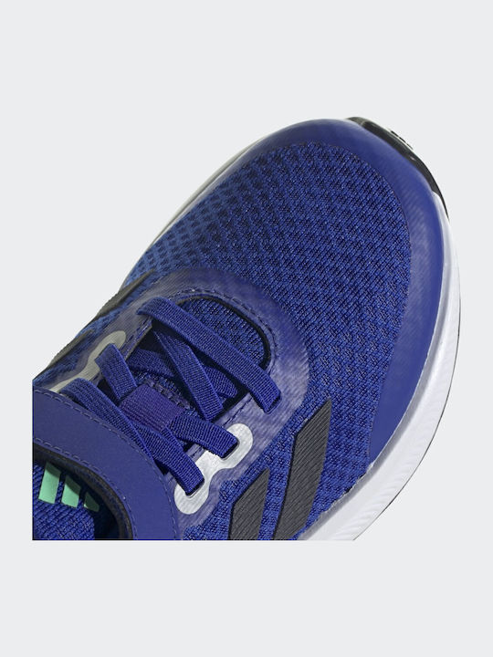 Runfalcon 3.0 El K Αθλητικά Παιδικά Παπούτσια Running με Σκρατς Blue / White / Legend Ink