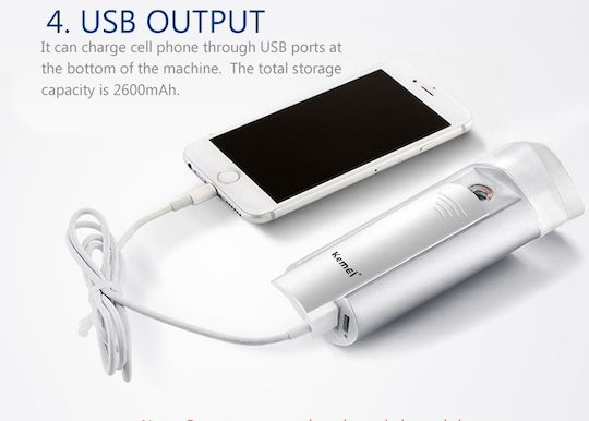 Kemei Ultrasonic Facial Hydration Device Αnti-ageing Face Care Device KM-711