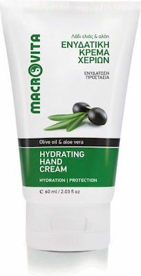 Macrovita Olive Oil Moisturizing Hand Cream Aloe Vera 60ml