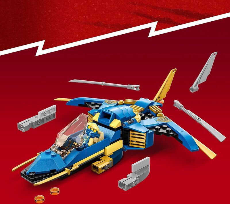 Lego Ninjago Jays Lightning Jet Evo για 6 ετών 71784 Skroutzgr 