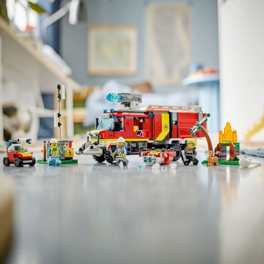 LEGO City Camion de Pompieri de Comandă pentru 7+ Ani