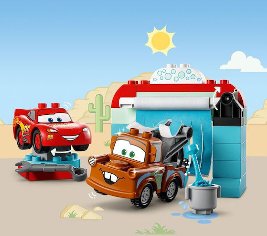 LEGO Duplo Lightning McQueen & Mater's Car Wash Fun за 2+ Години