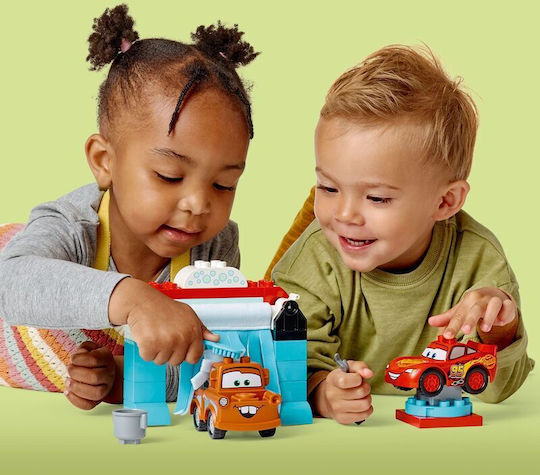 LEGO Duplo Lightning McQueen & Mater's Car Wash Fun за 2+ Години