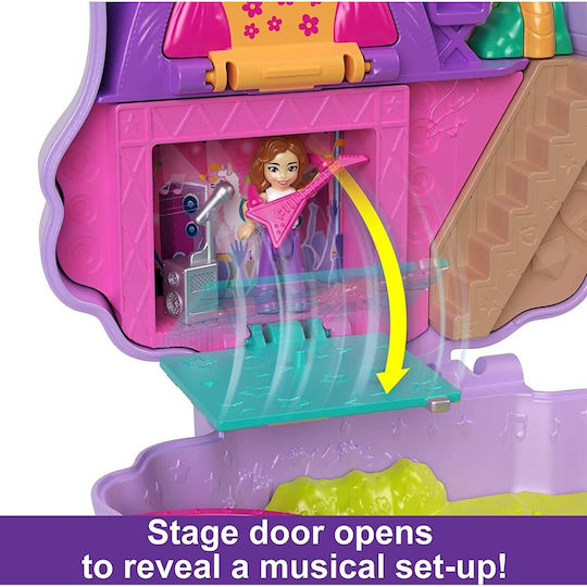 Mattel Миниатюрна играчка Camp Adventure Llama Polly Pocket за 4+ Години (Различни дизайни) 1 бр