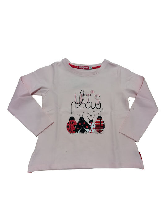 Energiers Kids Blouse Long Sleeve Pink