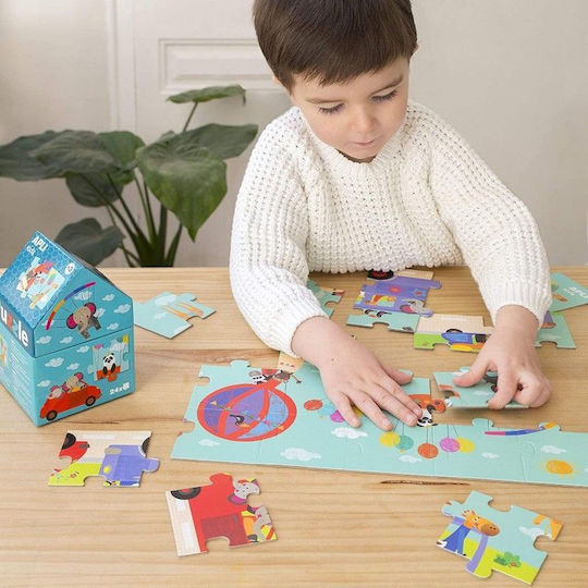 Kinderpuzzle Safari House für 3+ Jahre alt+ Jahre 24pcs Apli Kids